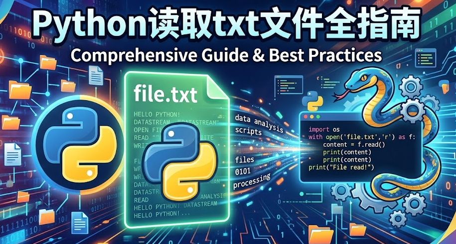Python怎么读取txt文件