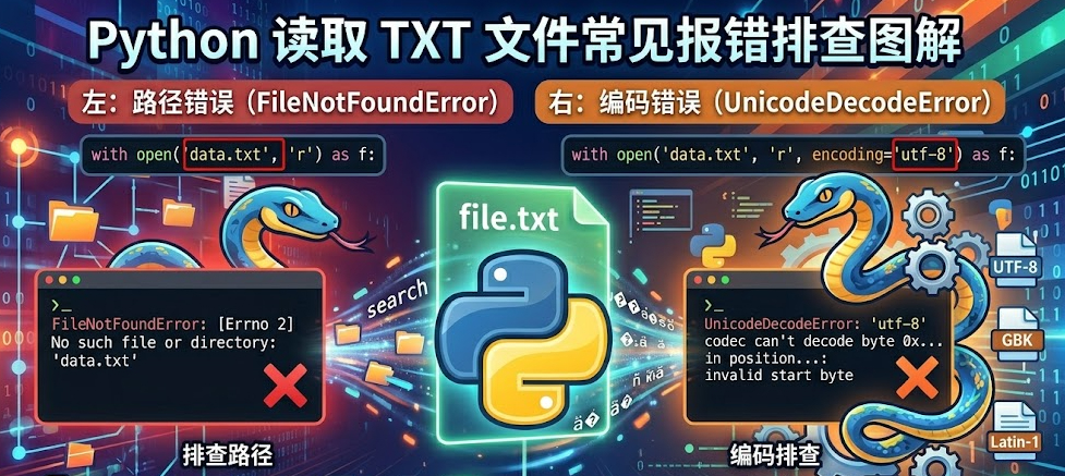 Python怎么读取txt文件